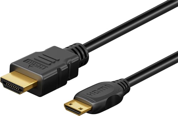Erittäin nopea HDMI™-kaapeli Mini-HDMI™-liitäntään