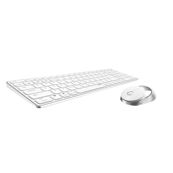 Tastatur/mus-sæt 9750M Multi-Mode Trådløs Hvid
