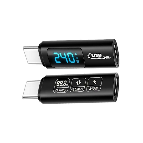 240W USB 2.0 Digital Display Adapter Black Black