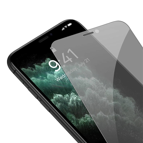 Baseus Crystal Privacy Protection Härdat glas 0,3 mm för iPhone X/XS