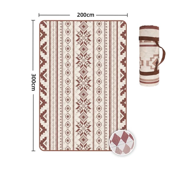 Suuri ultraäänipiknik-viltti - 2x3m, vedenpitävä