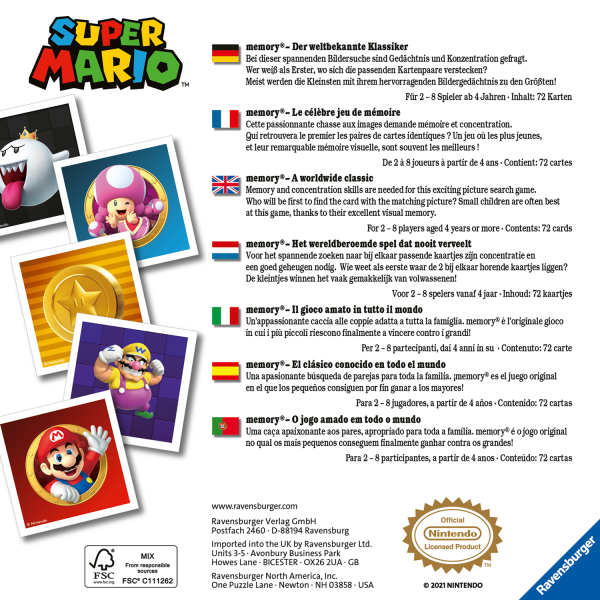 Ravensburger Super Mario memory