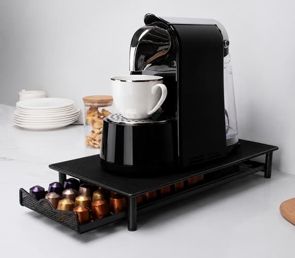 Förvaring för Nespresso-Kapslar - Rymmer 40 Kapslar Black Black