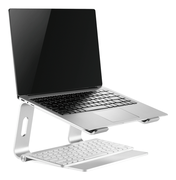 High-rise laptop riser, 5kg, aluminum