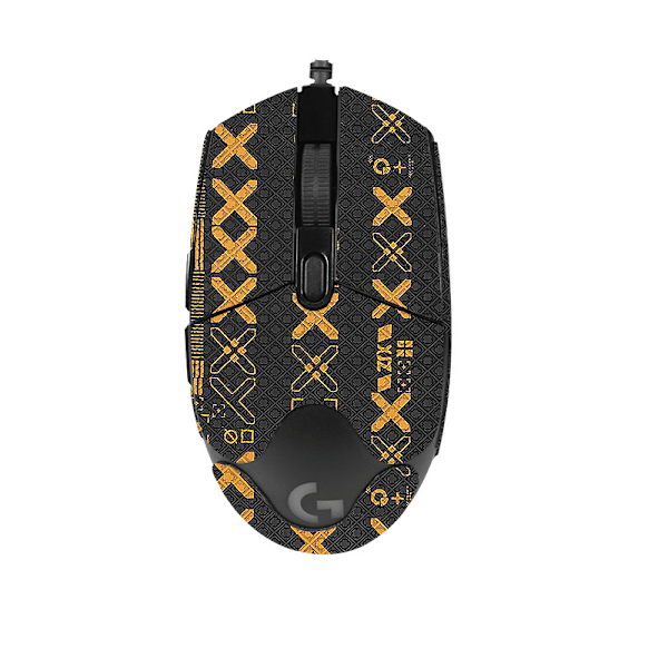 Forbedrede Grip Mouse Stickers til Logitech G102 Guld