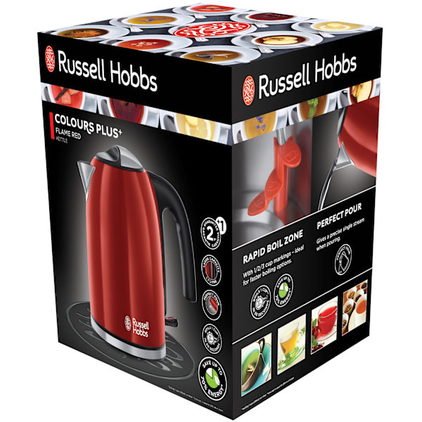 Vattenkokare Colours Red 1,7l