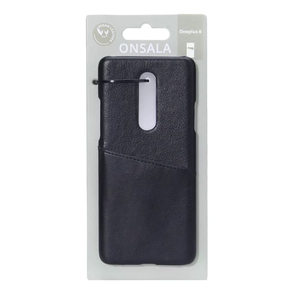 Mobilcover med Kortrum Oneplus 8 Sort