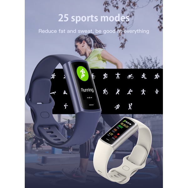 Smart Watch C38: Din alt-i-én fitness- og sundhedstracker Blå
