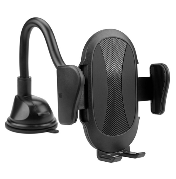 Mobilholder til instrumentbræt og luftventil Black Black