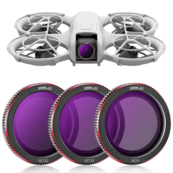 DJI Neo filterset med CPL, ND8, ND16, ND32 filter