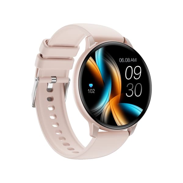 C66 Multifunktionell Smartwatch med Bluetooth-samtal & Hälsoövervakning, kompatibelt med Android och iOS Pink Pink