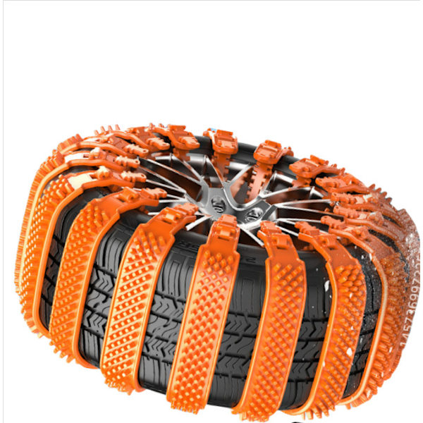 10-pack universella snökedjor för bilar Orange