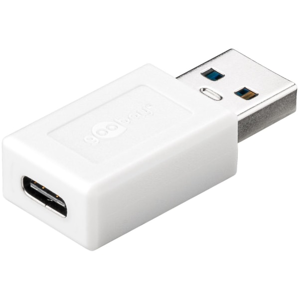 USB 3.0 SuperSpeed ​​USB-A till USB-C™-adapter, vit