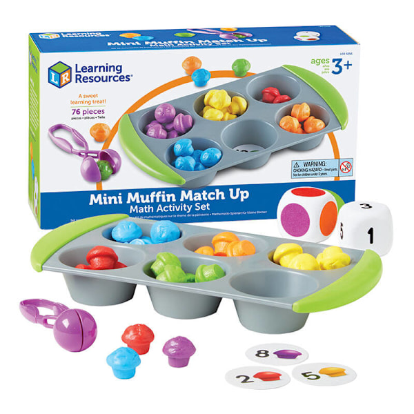 Mini Muffin Match Up Math Activity Set Lärresurser LER 5556