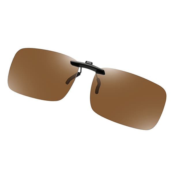 Polariserade Clip-on Solglasögon Brown Brown