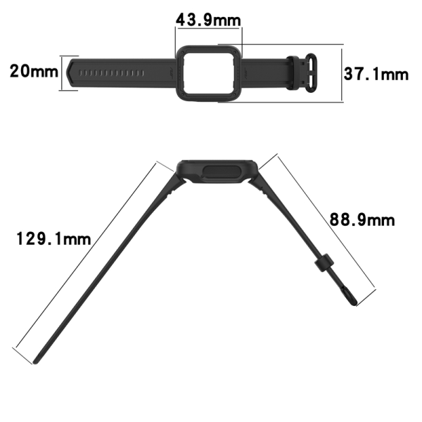 Klockarmband Xiaomi MI Watch Lite/Redmi Watch 2/Xiaomi Mi Watch Lite 2/Xiaomi Redmi Watch 2 Lite/Redmi Horloge 2/Xiaomi Grön