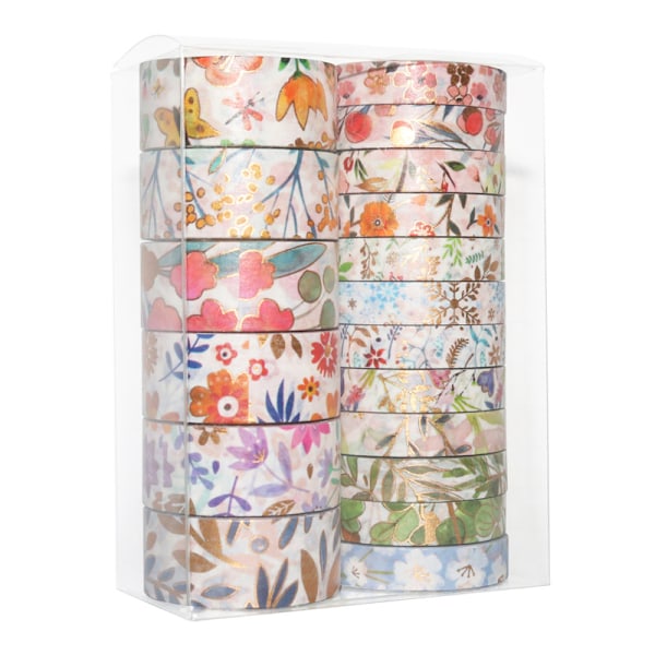 DIY Scrapbook Washi Tape Set (18 rullar)