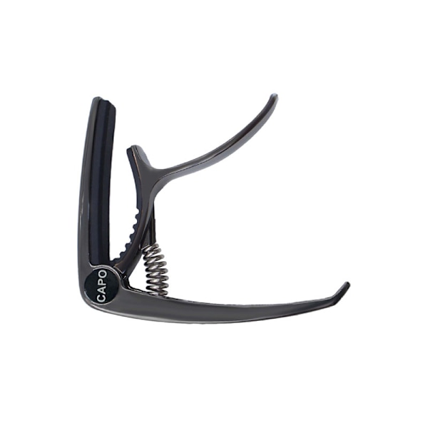 Guitar Capo i zinklegering til akustiske guitarer Sort