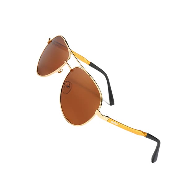 Indrammede Mercury Solbriller Brown Brown