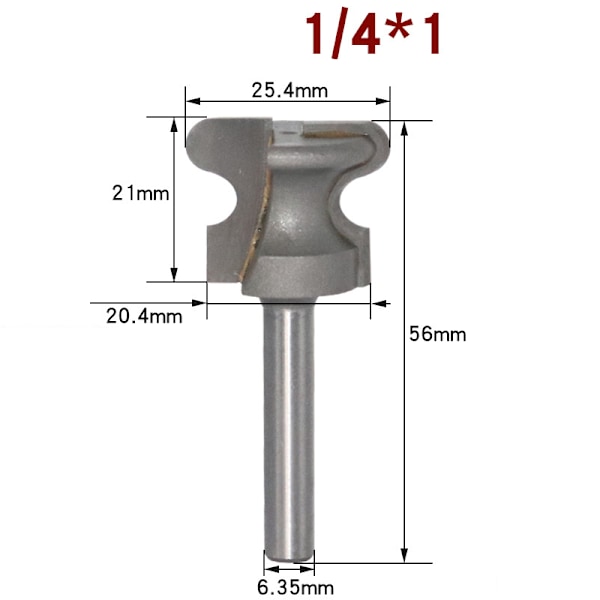 To bueformede negleskærere 1/4"x1" sølv