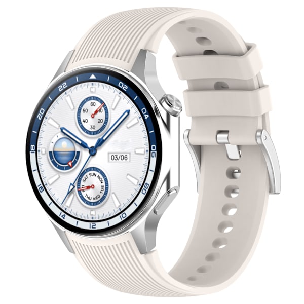 Silikoninen ranneke Oppo Watch X2: lle, Oneplus Watch3: lle Luu valkoinen