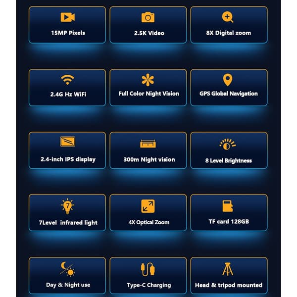 WiFi Night Vision Kikkert, High Definition Digital Infrarød, Perfekt til Udendørs Eventyr