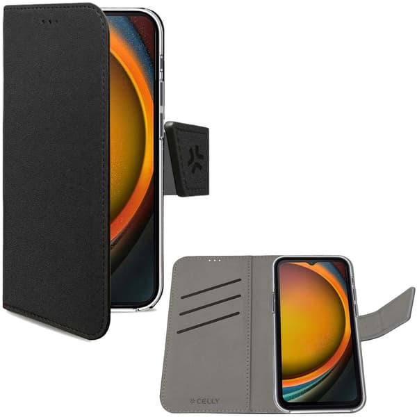 Wally Wallet Case Galaxy XCover 7 Svart