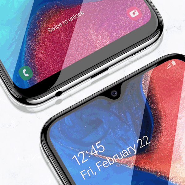 2-pack skärmskydd i härdat glas för Motorola MOTO ONE ZOOMA