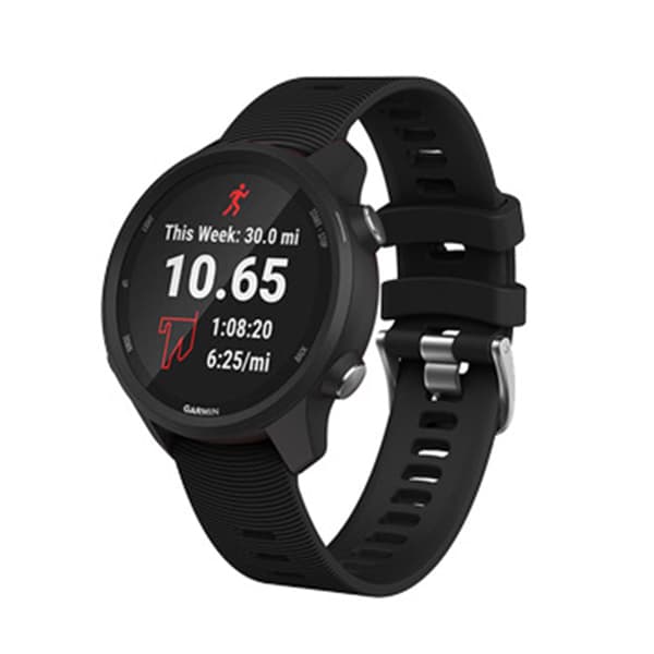 Silikonearmbånd til Garmin Vivoactive 3 Black Black