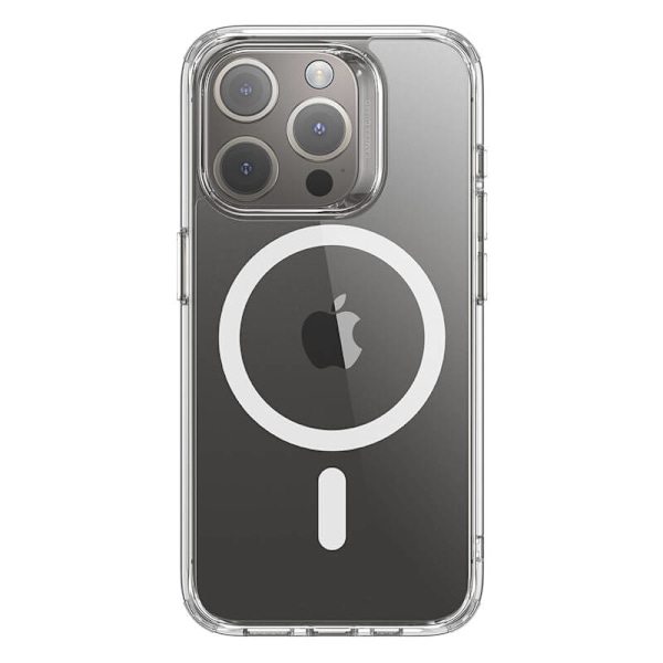 ESR Classic Hybrid (HaloLock) -kotelo iPhone 15 Prolle (läpinäkyvä)