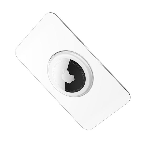 Skyddsfodral till Apple AirTag - Vit Transparent