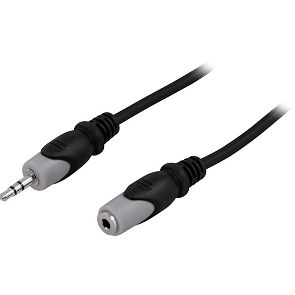 Lydkabel 3,5 mm han, hun, 5 m