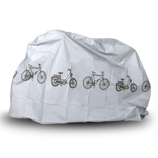 Cykelbetræk, regnsnebeskyttelse og UV-beskyttelse Sølv