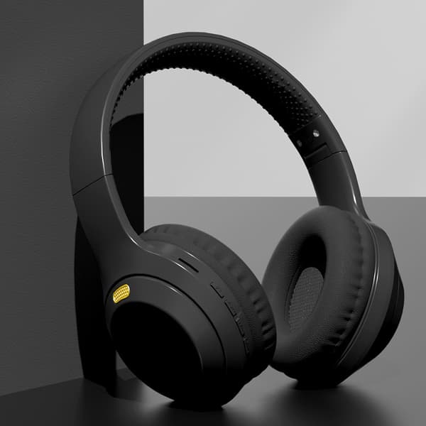 DR10 Classic Black Over-Ear Bluetooth Headphones