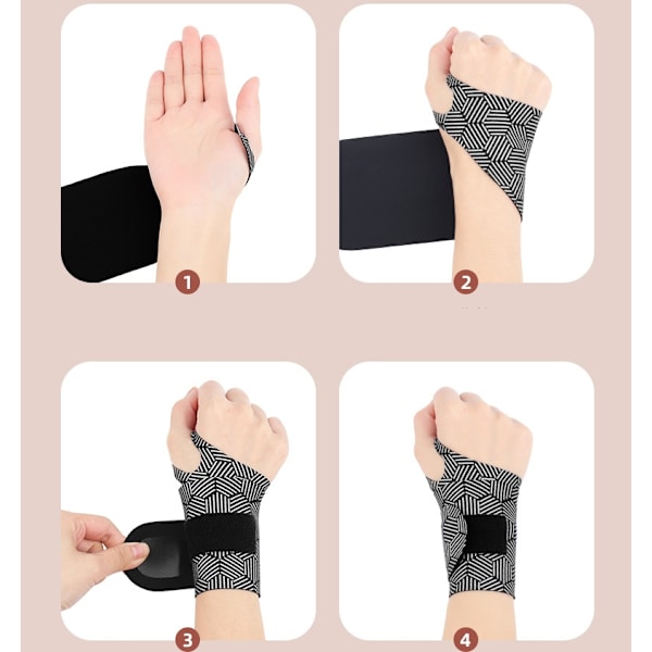 Ultratunt Handledsskydd / Handledsstöd Grå+Hexagon