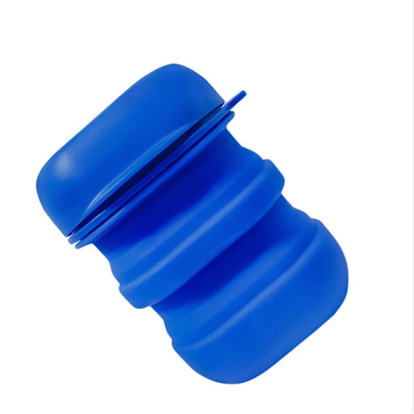 Foldbar Multifunktionel Afløbs Rejse Sæbeæske Blue Blue