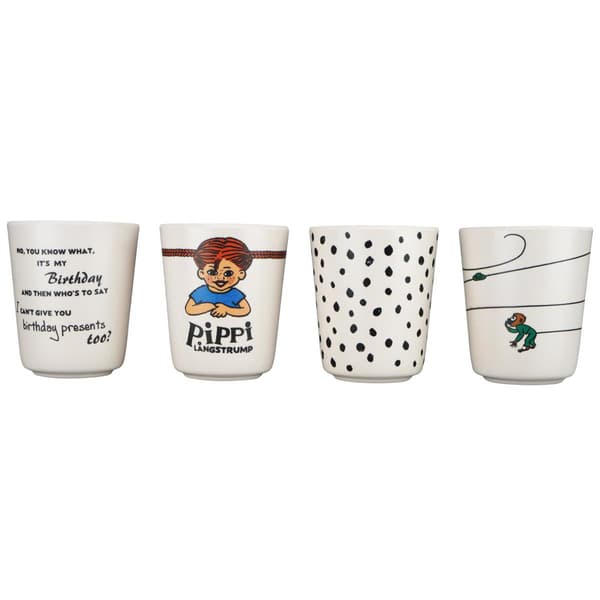 Kuopalliset Astiat 4 Pcs Peppi Pitkätossu