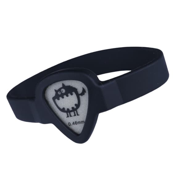 Plektrumhållare för gitarr, armbandsplektrumhållare för gitarrister Black Black