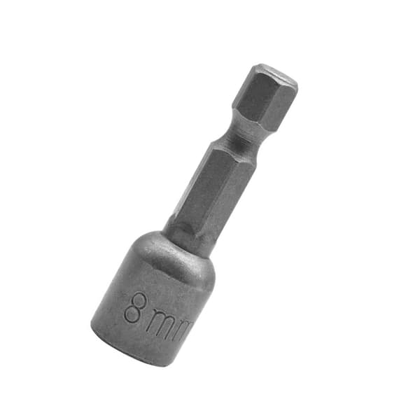 Magnetisk sexkantmutterdragare hylsbitsset (10 st) Silver Silver