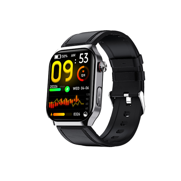 F700 Smartwatch: Avanceret sundhedsovervågning og fitness Sort