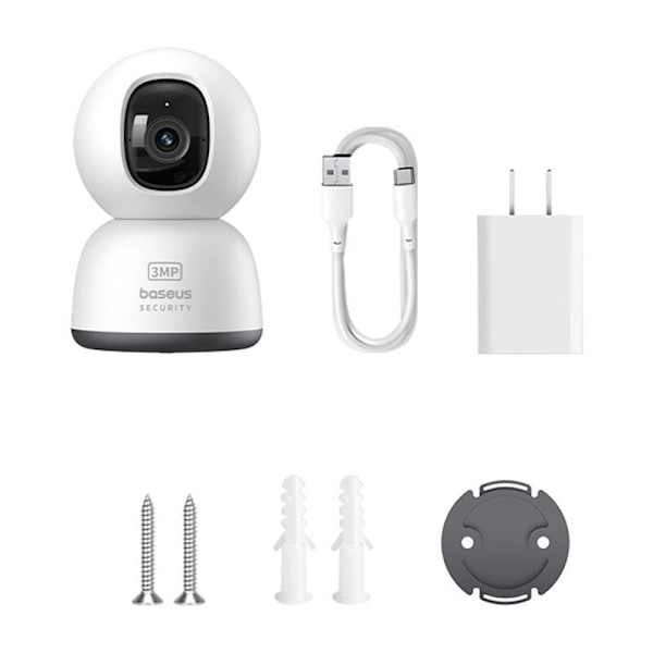 Baseus P1 Lite 2K inomhuskamera (vit)