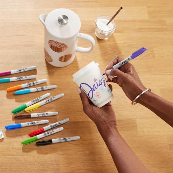 Permanent Marker Fine Colour Burst 24-Blister