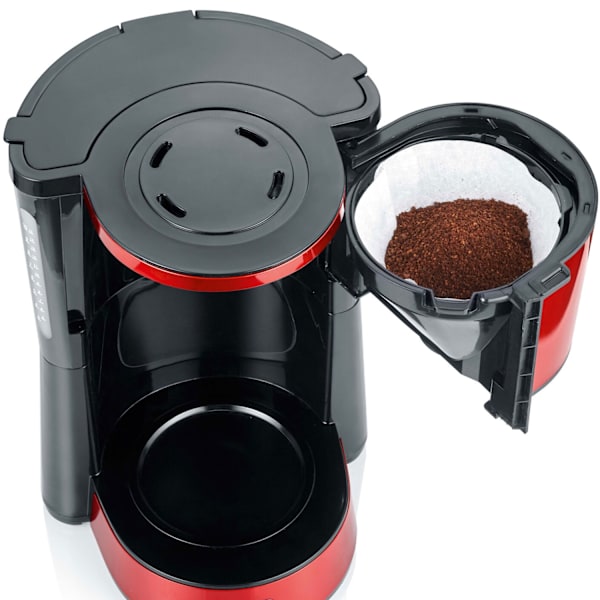 Kaffebryggare 10 koppars 1000W Chilli röd KA4817