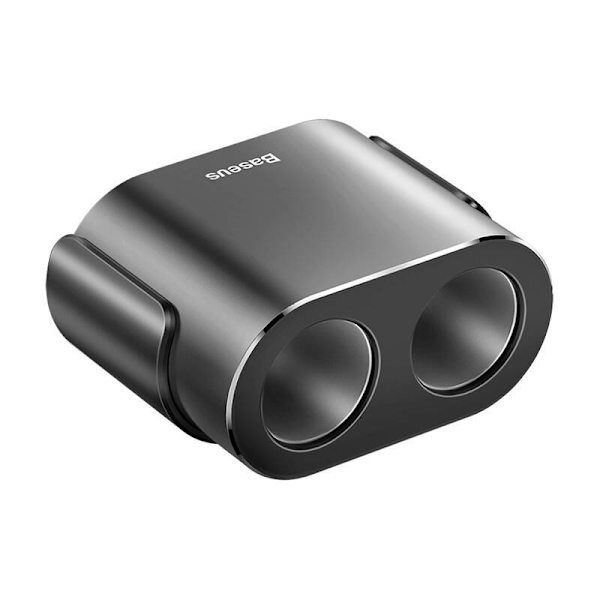 Baseus Lighter socket splitter 2xUSB 3,1A 100W (svart)
