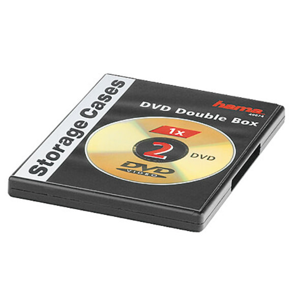 DVD-box Dubbel Svart  5-pack