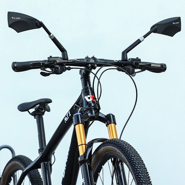 Anti-Glare Cykelspegel - Förbättrad Säkerhet vänster sida