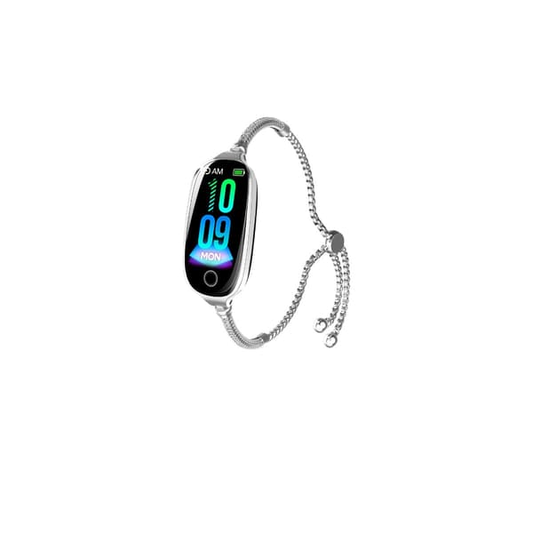 Smartwatch armbånd med blodtryk, SpO2 og pulsmåling, IP67, Bluetooth 5.3, 50+ sportsprogrammer, kompatibelt med iOS og Android Silver Silver
