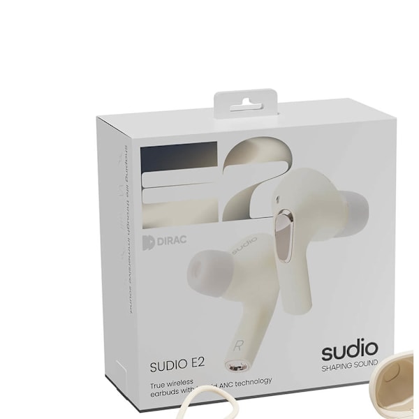 Hörlur E2 In-Ear TWS ANC Chalk
