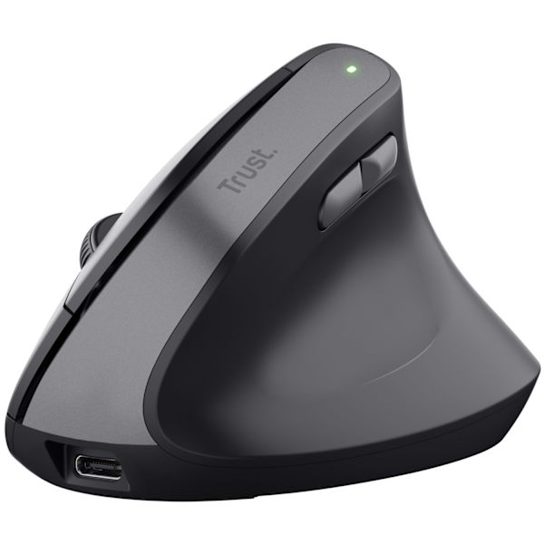 Bayo II Trådlös ergonomisk mus Svart Svart
