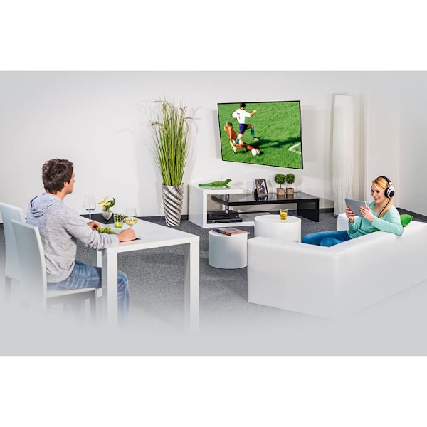 TV Väggfäste Full Motion VESA upp till 400x400 65" Svart